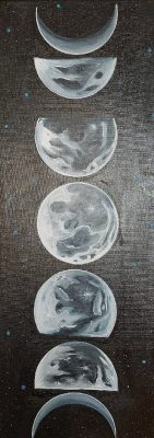 Фазы Луны
Холст, масло, 40*80, 2022. В частной коллекции.