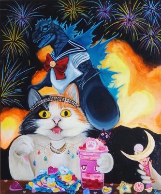 Cool Kitty 1
Холст, акрил. 50х60, 2025